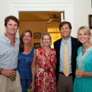  Music in Time party host Carl Mabry, Linann Harder, Libba and Chris Osborne, and Abigail Meyer
